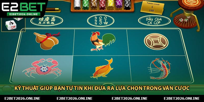 Kỹ thuật giúp bạn tự tin khi đưa ra lựa chọn trong ván cược