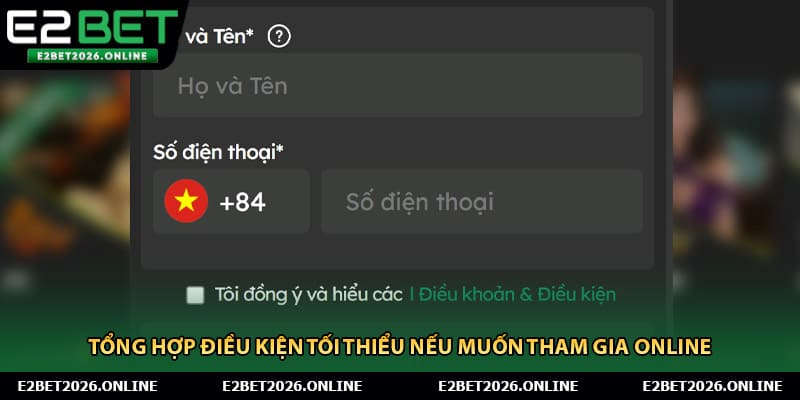 Tổng hợp điều kiện tối thiểu nếu muốn tham gia online